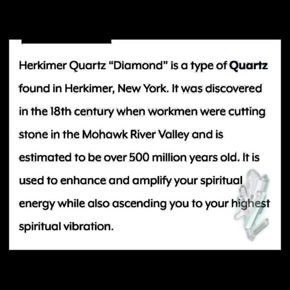 Herkimer Diamond Bee Earrings Solid Sterling Silver - Picture 6 of 7